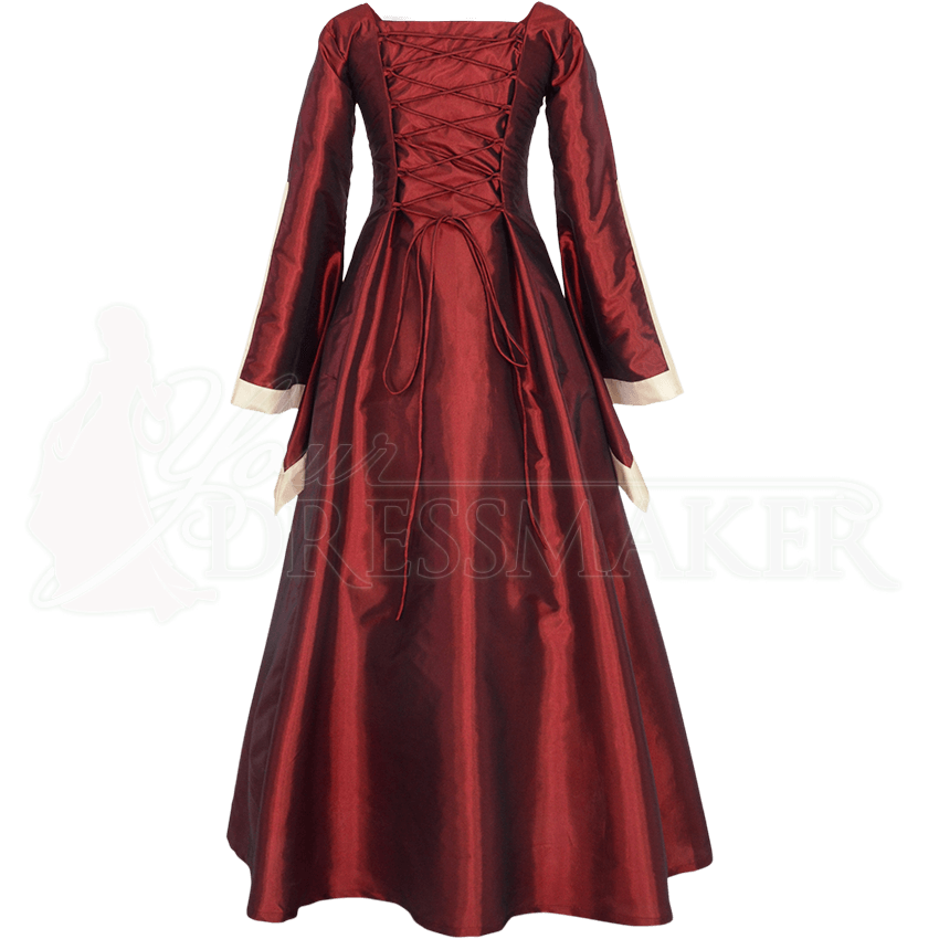 Renaissance Sorceress Dress - Burgundy - MCI-641-Burg by Medieval and ...