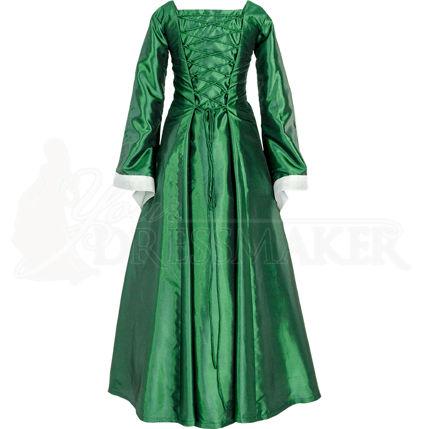 Renaissance Sorceress Dress - Green - MCI-641-Grn by Medieval and ...