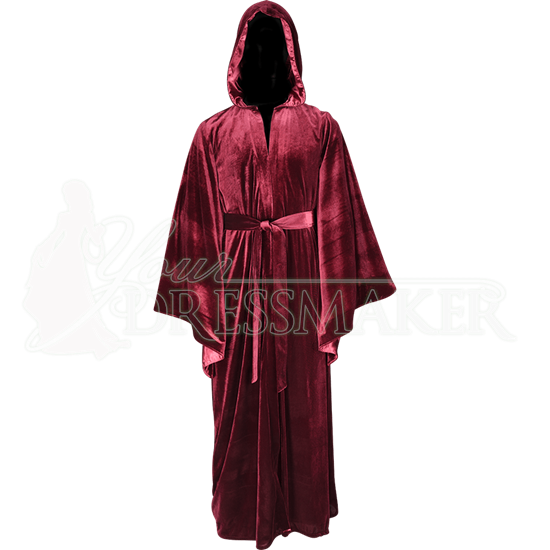 Hooded Velvet Robe - MCI-612 by Medieval and Renaissance Clothing ...