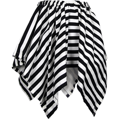 Striped Short Handkerchief Skirt