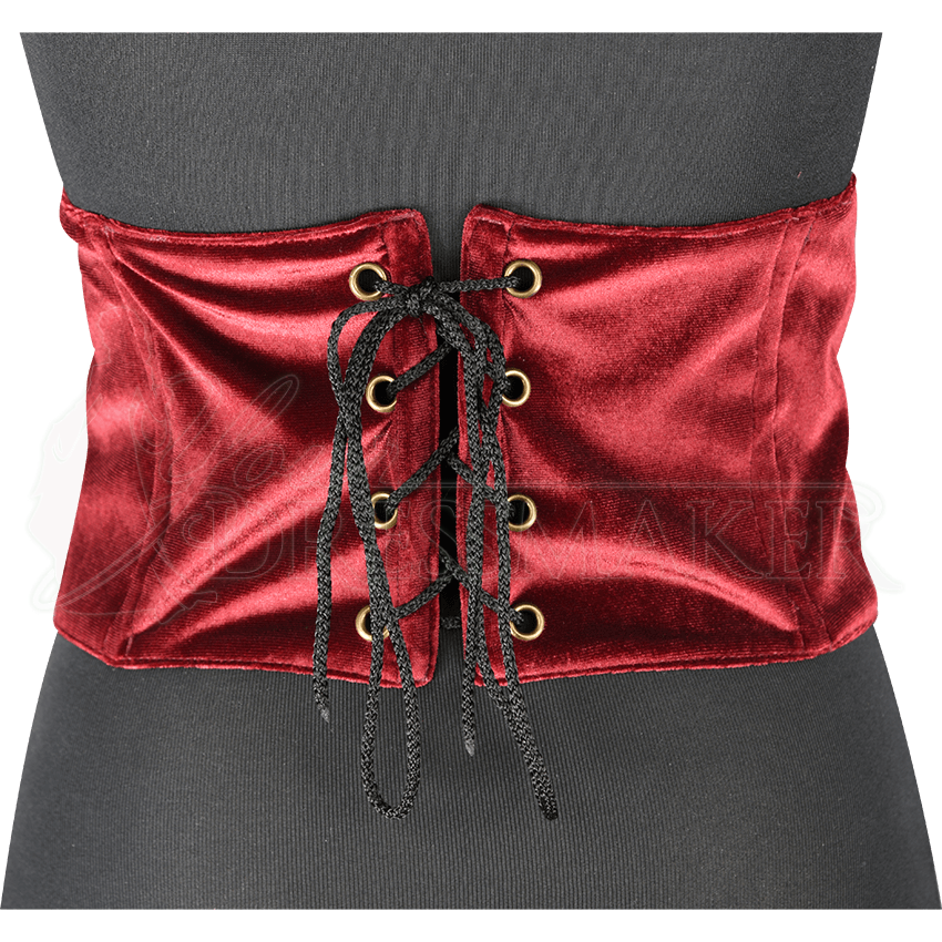 Royal Velvet Waist Cincher MCI5896 by Medieval and Renaissance Clothing, Handmade Clothing