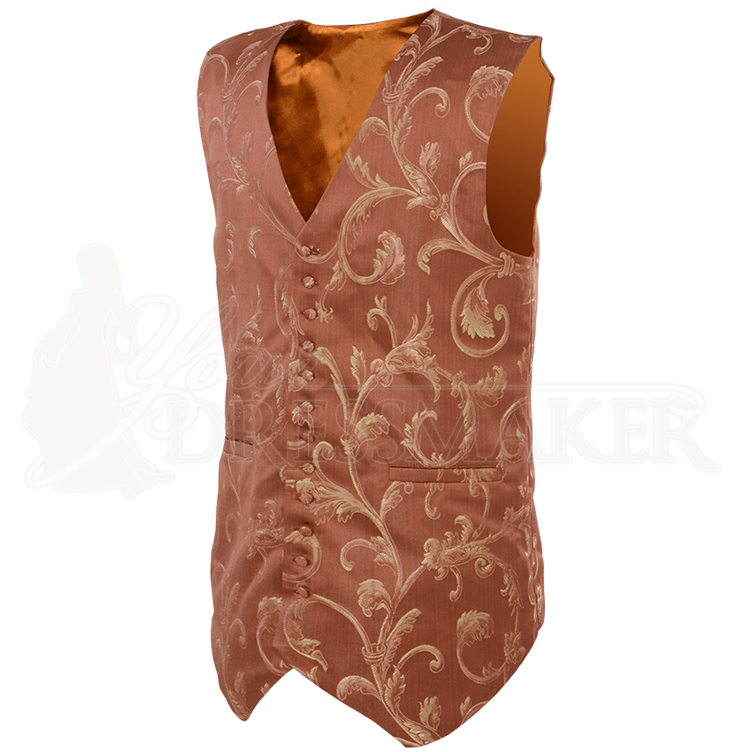 Mens Brocade Vest MCI409 by Medieval and Renaissance Clothing, Handmade Clothing and Custom