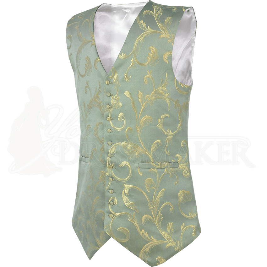 Mens Brocade Vest MCI409 by Medieval and Renaissance Clothing