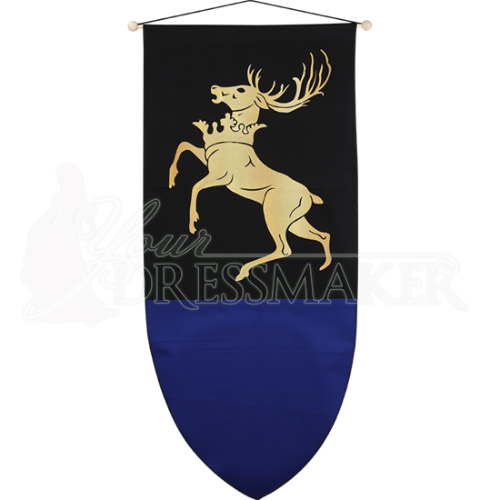Heraldic Deer Medieval Banner