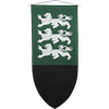 Richard The Lionheart Heraldic Banner - Silver