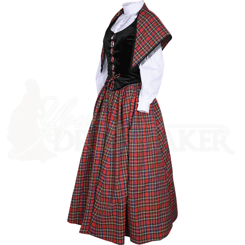 Scottish Lass Dress - MCI-119 by Medieval and Renaissance Clothing ...