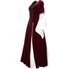 Burgundy Fair Maidens Gown