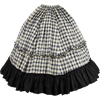Plaid Civil War Skirt