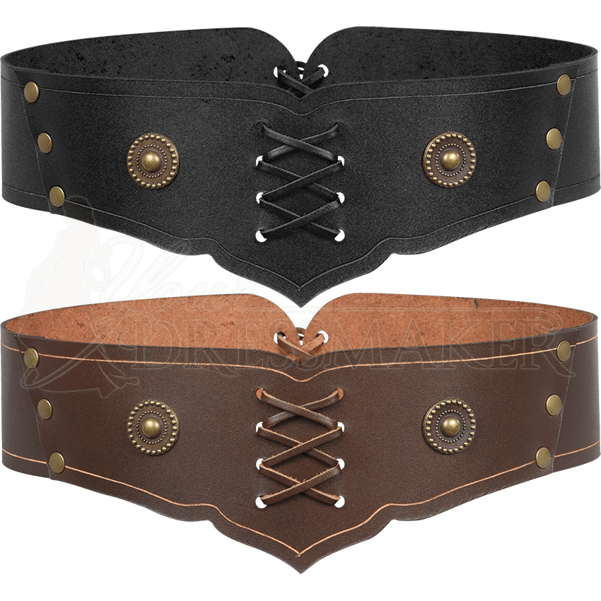 Gerlinta Leather Belt - MCI-327 by Medieval and Renaissance Clothing ...