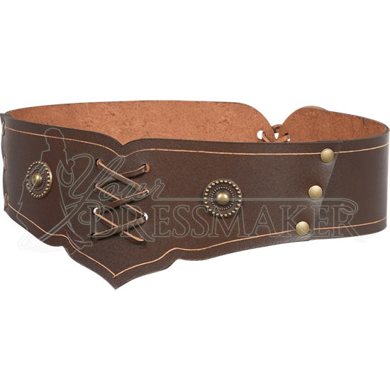 Gerlinta Leather Belt - MCI-327 by Medieval and Renaissance Clothing ...