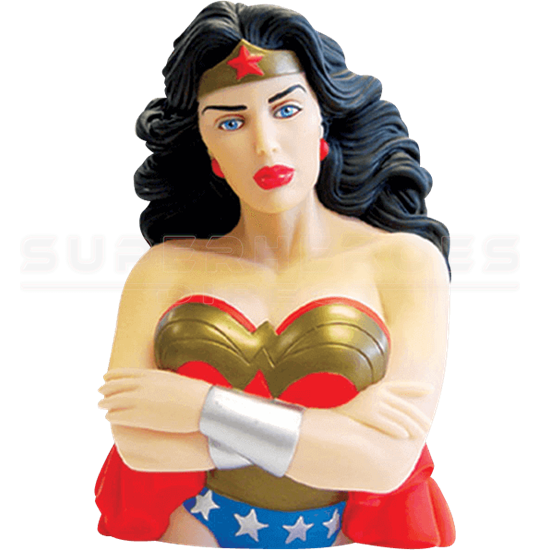 Ever Wonder Where That Iconic Bust Of >> Classic Wonder Woman Bust Bank Mg 44121 At Superhero T Shirts Ever Wonder Where That Iconic Bust Of >> Classic Wonder Woman Bust Bank Mg 44121 At Superhero T Shirts